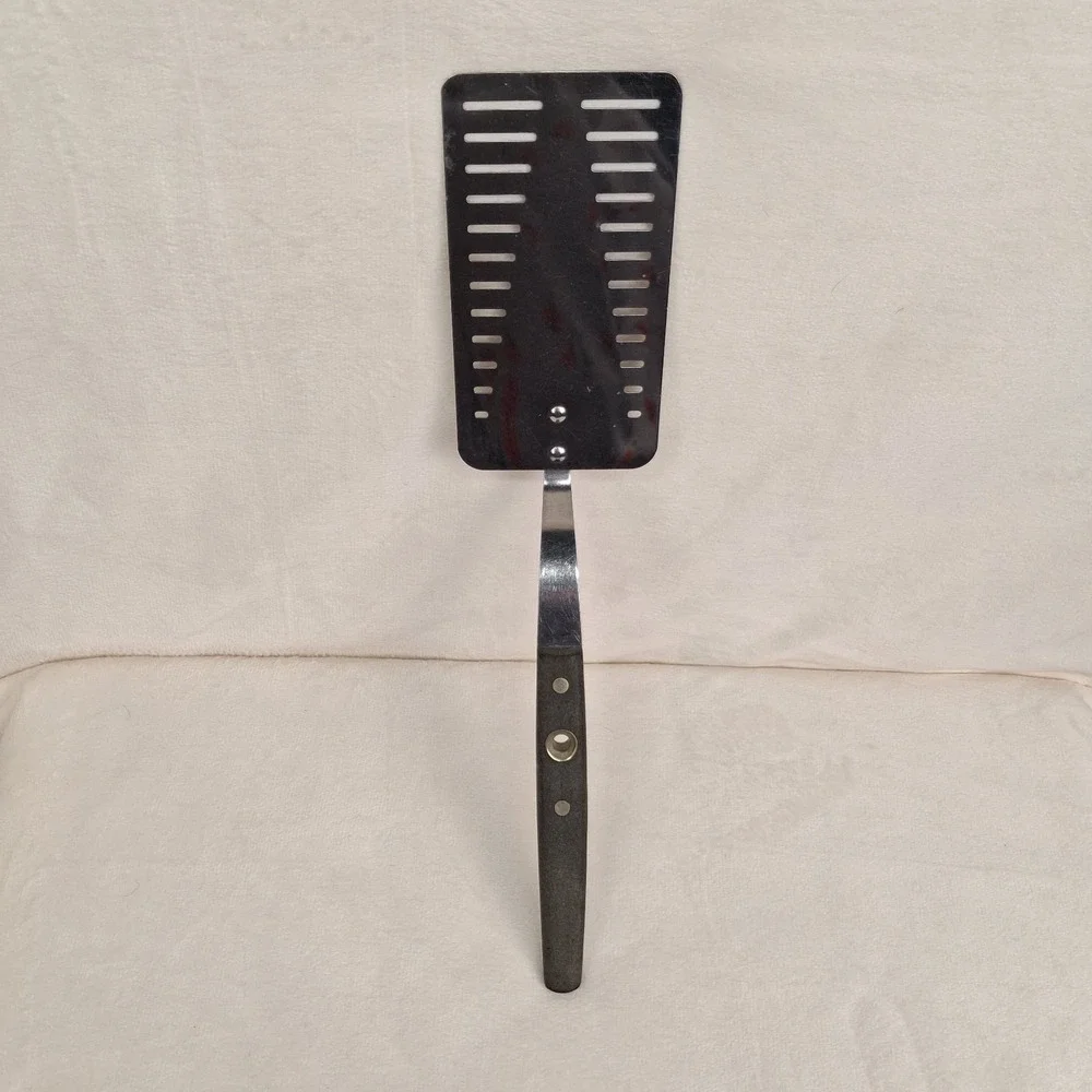 Vintage Flint Arrowhead Slotted Spatula USA  Mid Century Some Read
